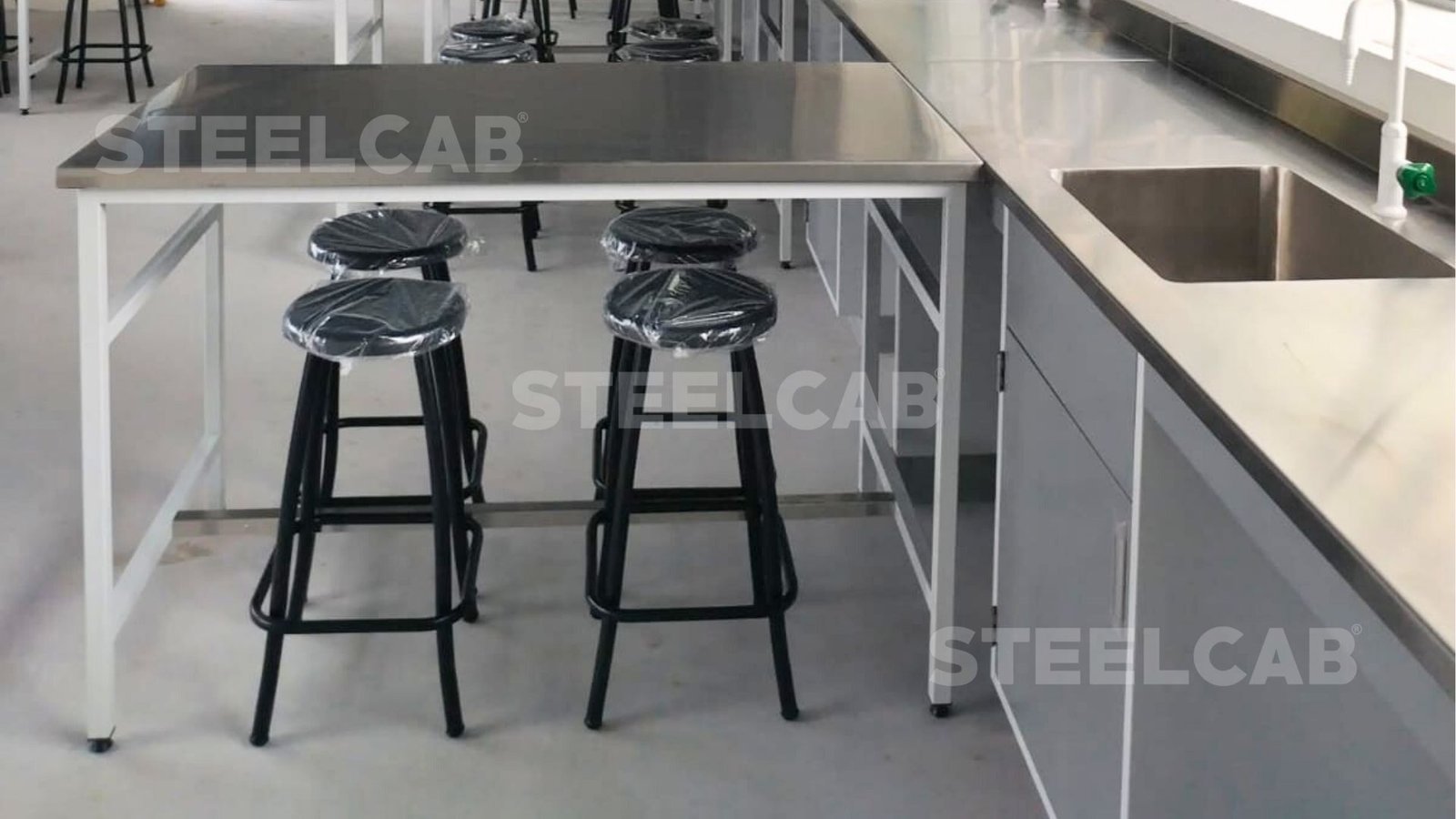 Mesa estructural para laboratorio