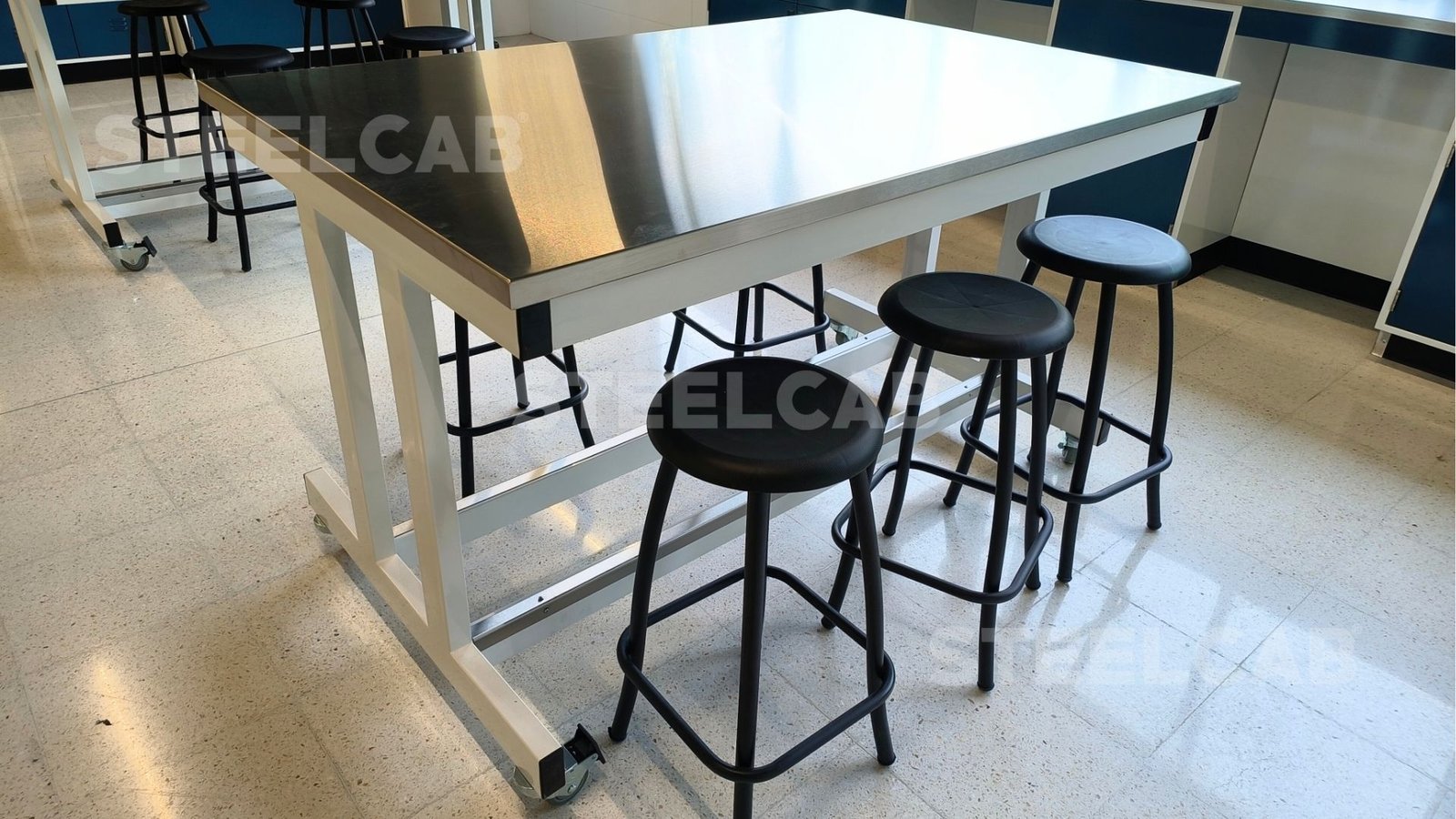 Mesa estructural para laboratorio